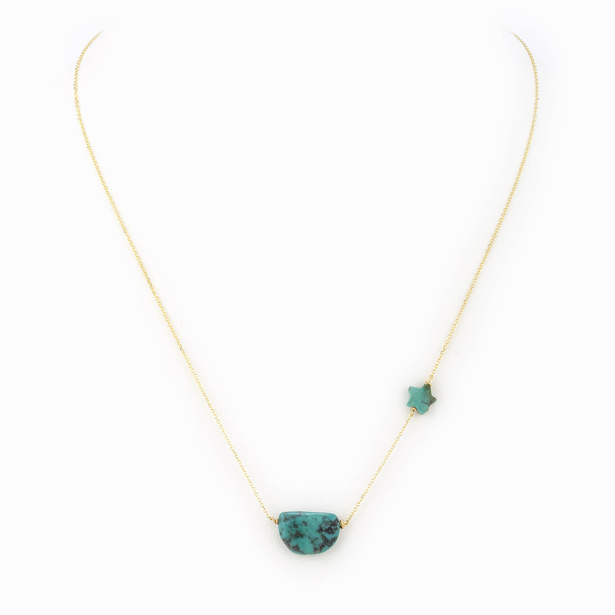 Featured image for “Blue Sky Gold Necklace”