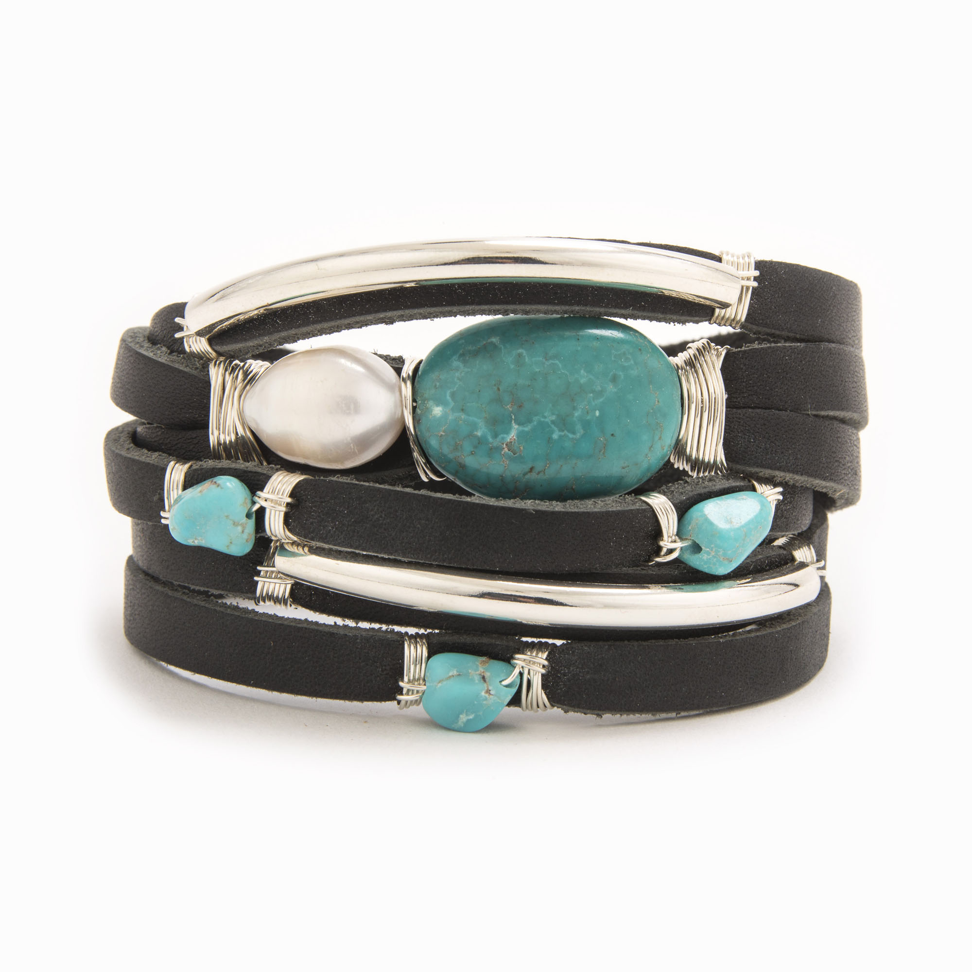 Featured image for “Saber Leather Shred Bracelet”