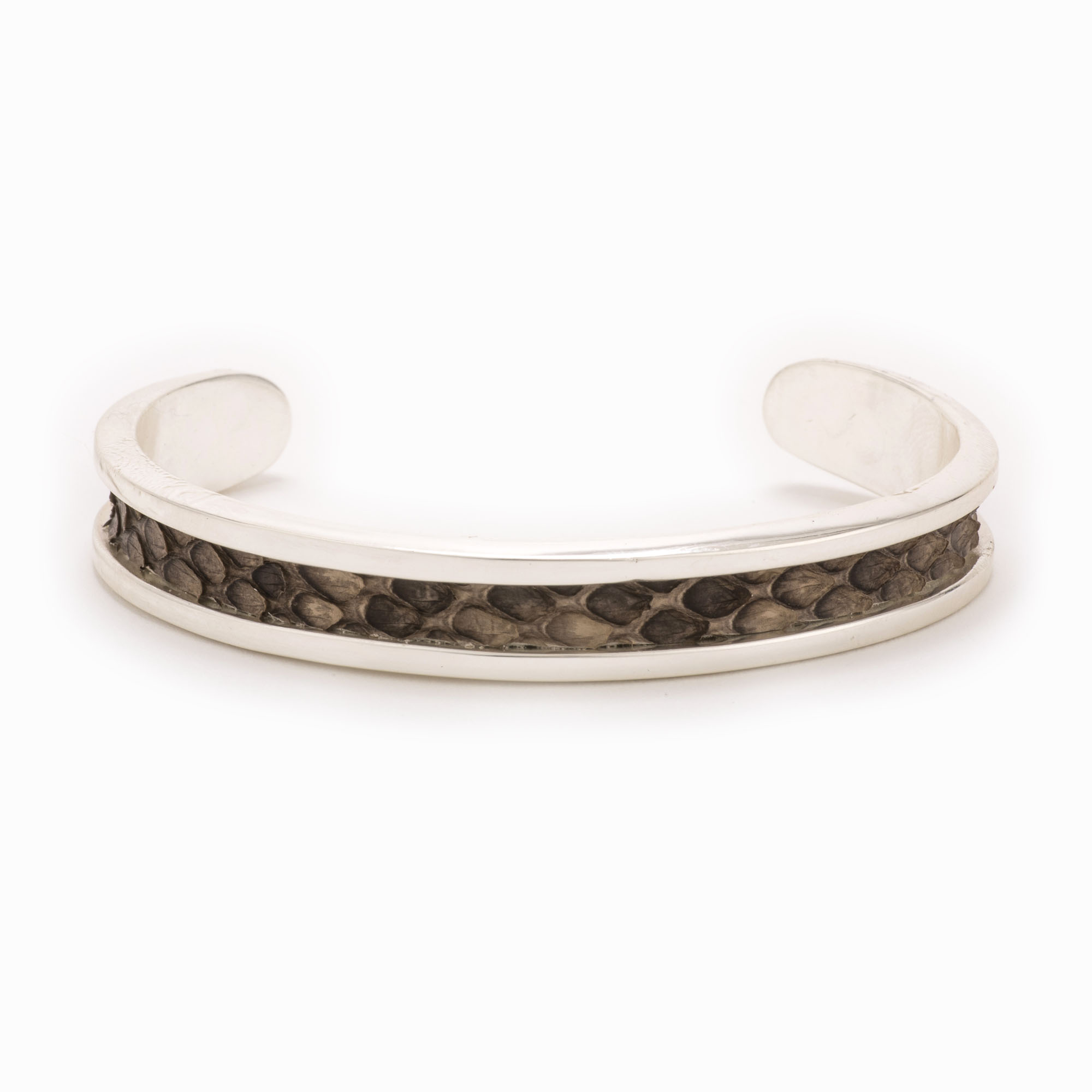 Featured image for “Small Grey & Brown Silver Cuff”