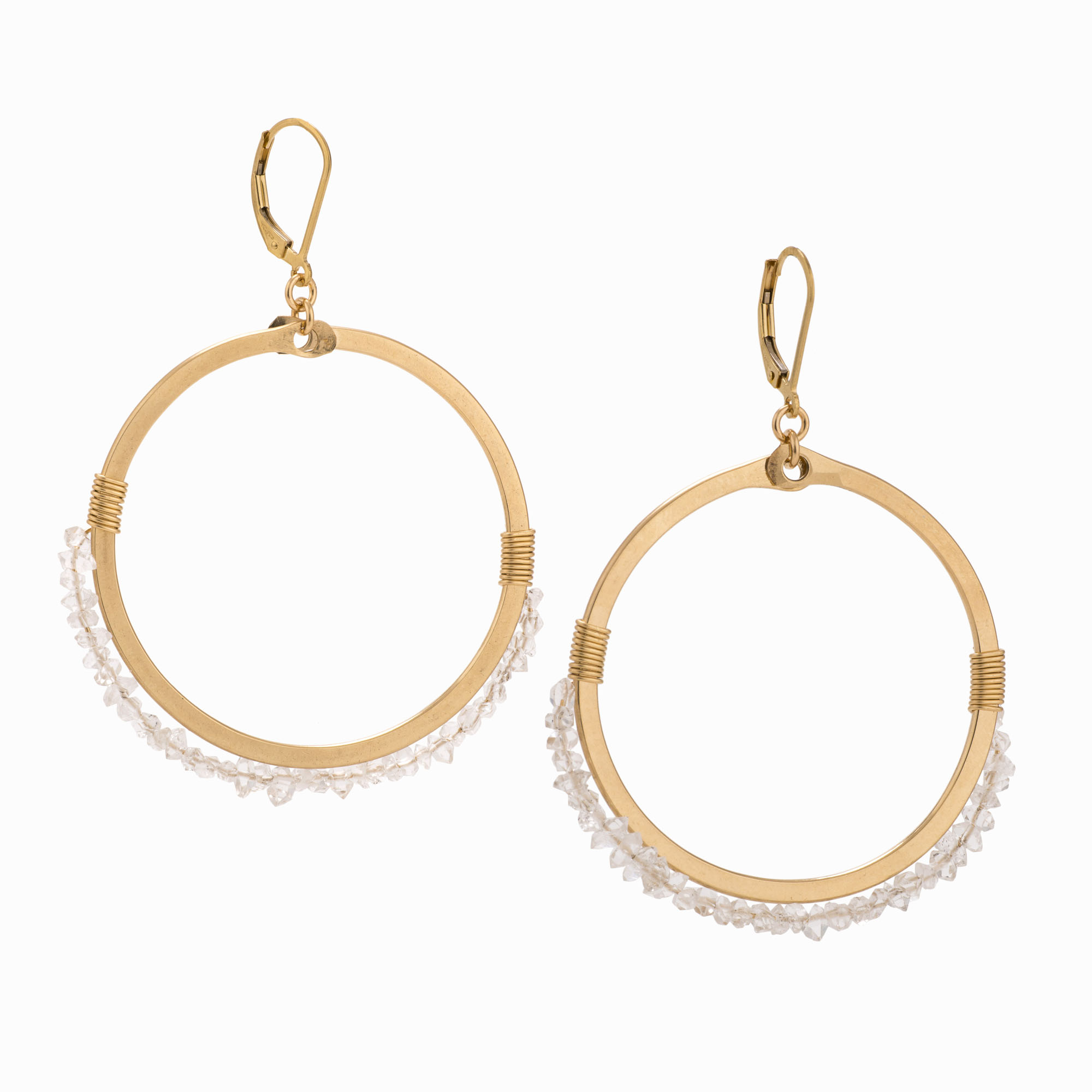 Featured image for “Lynx Gold Hoop Earrings”