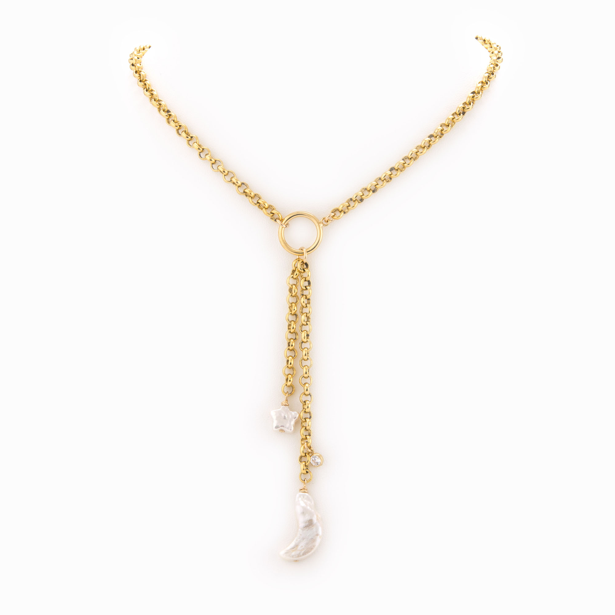 Featured image for “Amaya Brass Necklace”