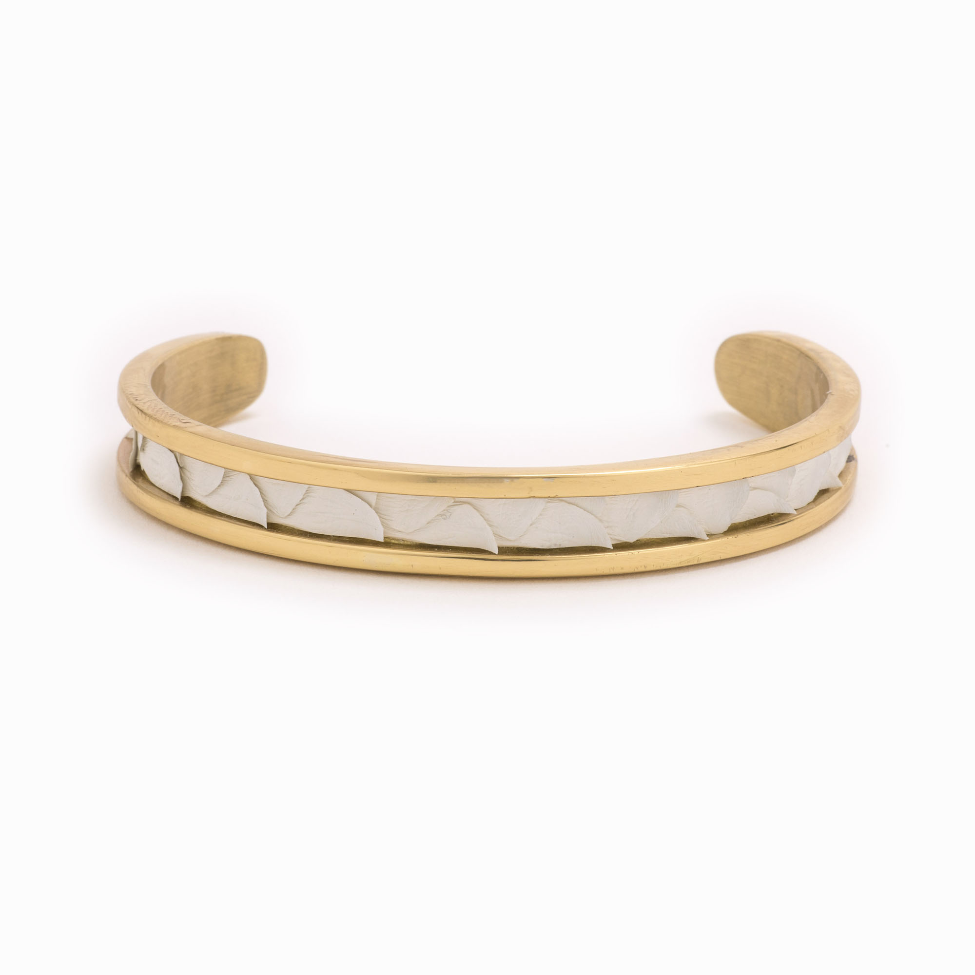 Featured image for “Small White Gold Cuff”