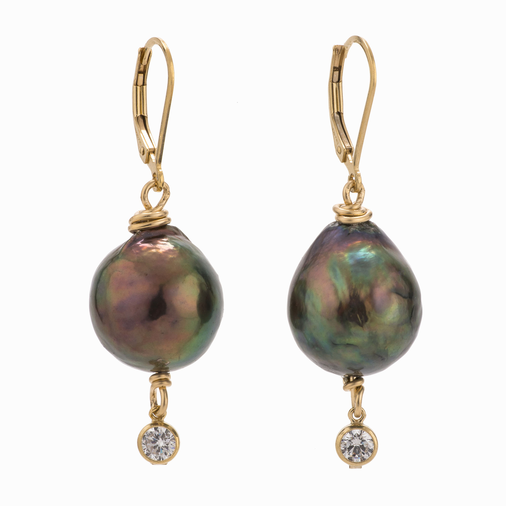 Featured image for “Solar Pearl Earrings”