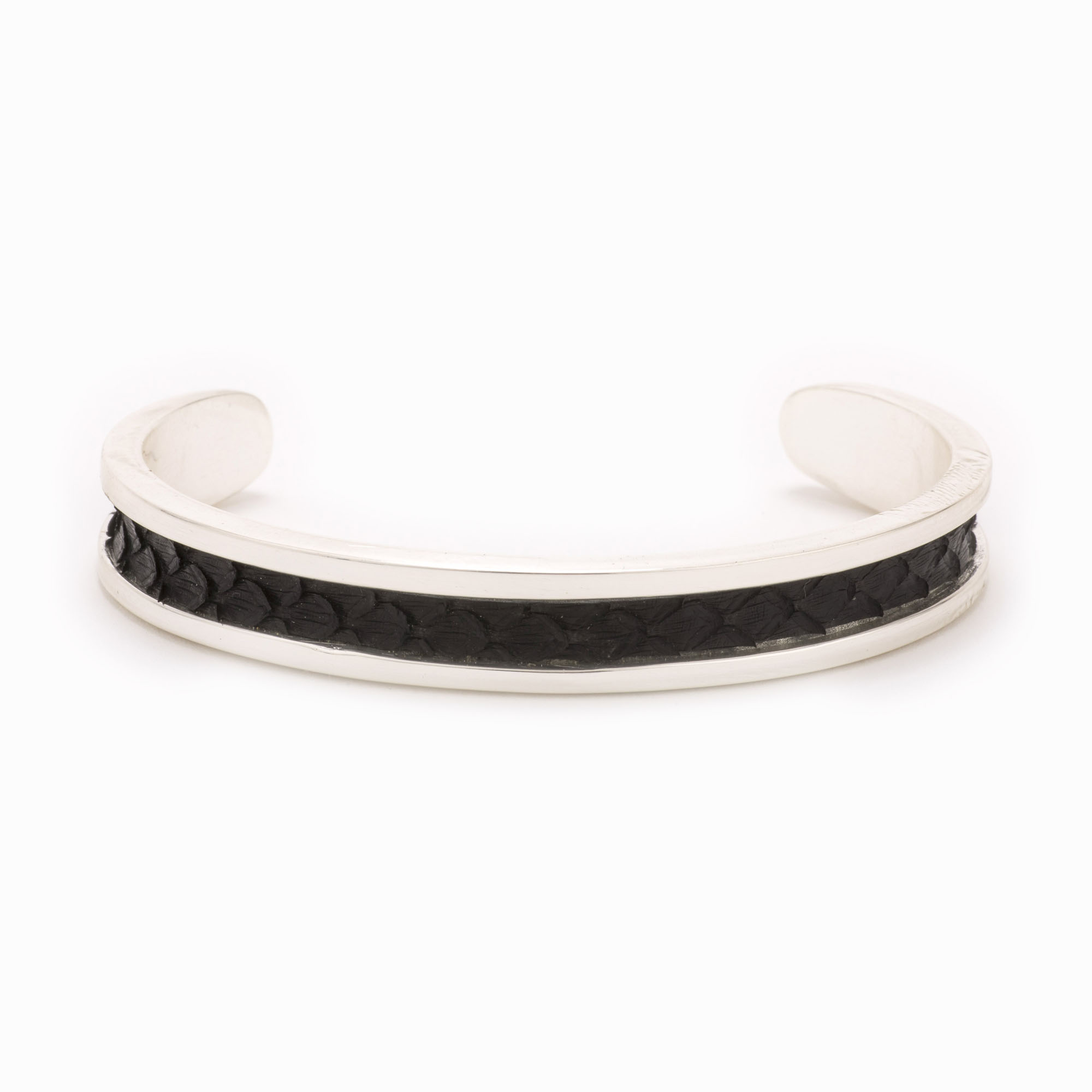 Featured image for “Small Black Silver Cuff”