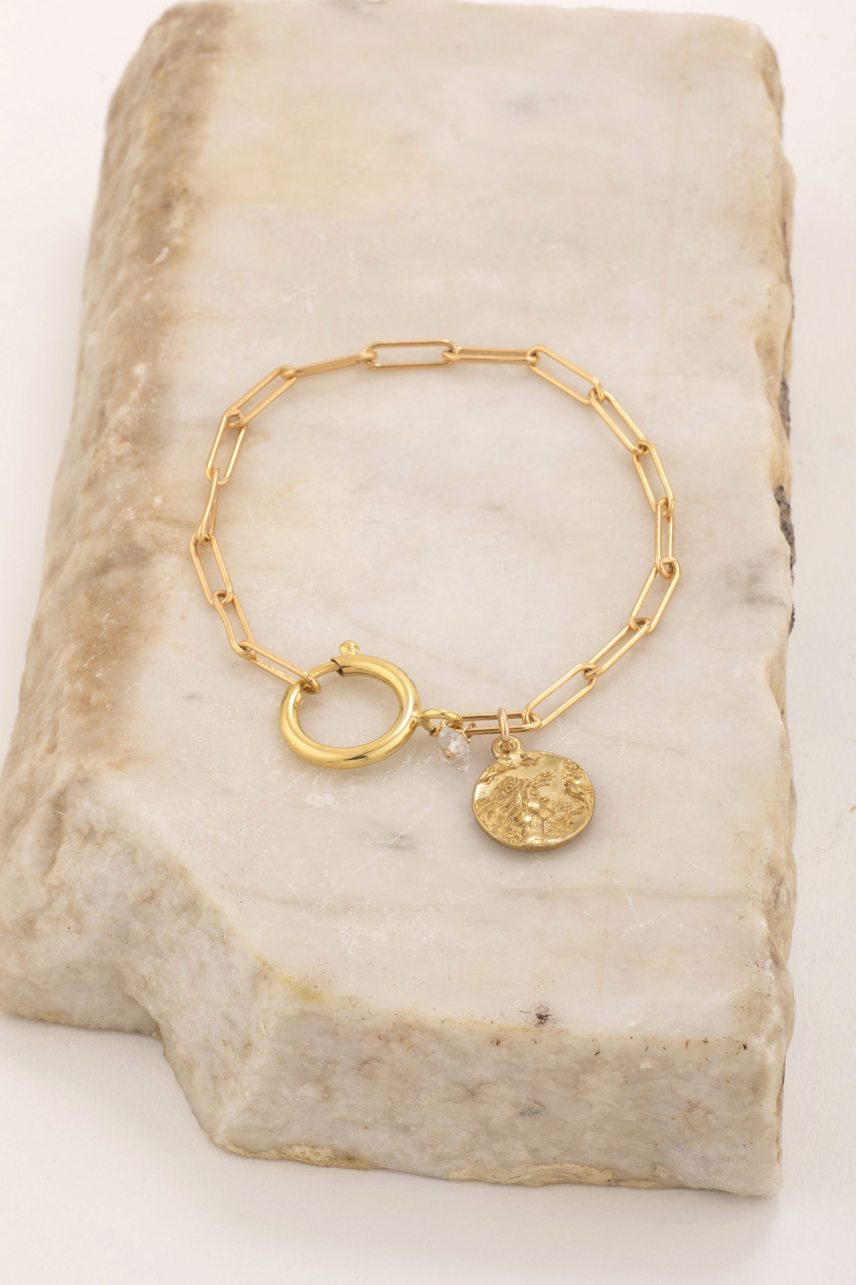 Featured image for “Yama Coin Gold Bracelet”