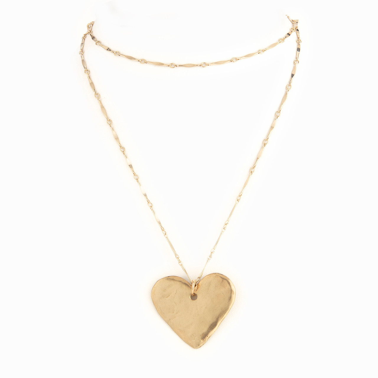 Vintage Gold Chain and Heart