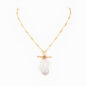 Pearl Fall Gold Necklace