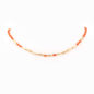 Sutra Orange Coral and Gold Necklace