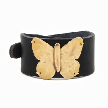 Fly Away Navy Butterfly Cuff