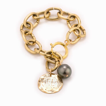 Pluto Brass Bracelet