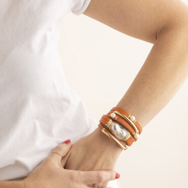 Nautic Orange Shred Bracelet