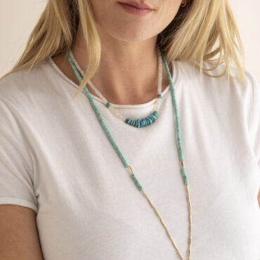 Casos Opal and Turquoise Necklace