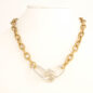 Chain Necklace Silver & Brass