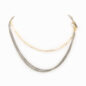 Staple Mixed Metal Necklace