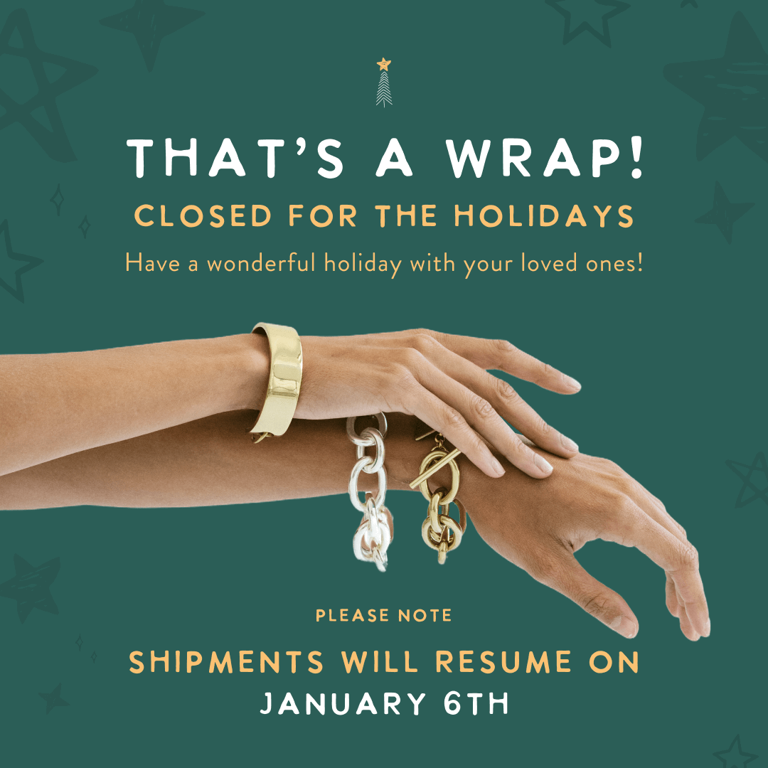 Closed for the holidays - shipments will resume on January 6th