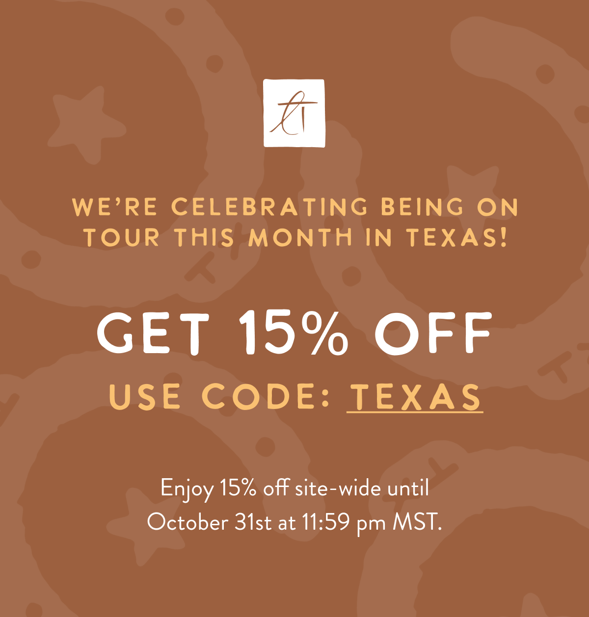 ON TOUR ROUNDTOP TEXAS - SAVE 15%